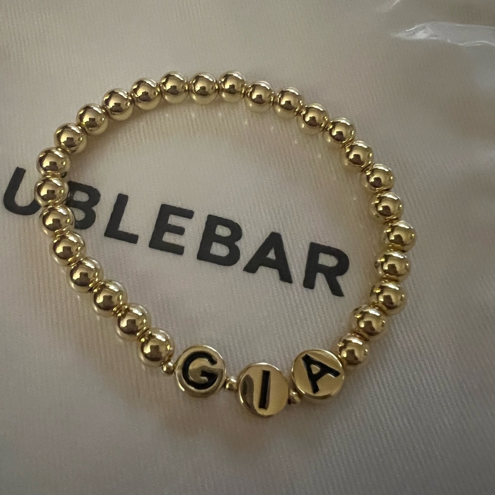Bauble Bar - Custom Disc Pisa Bracelet “Gia”